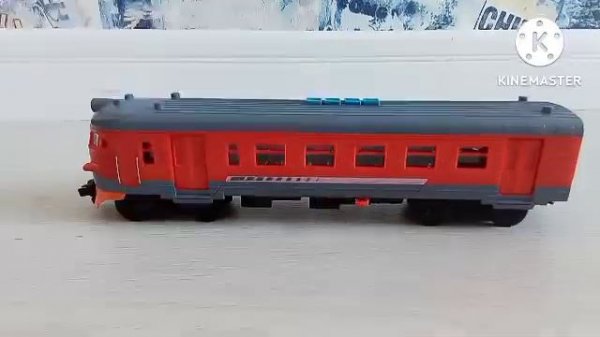 Обзор на игрушечную электричку ЭР9ПК марки "Технопарк"