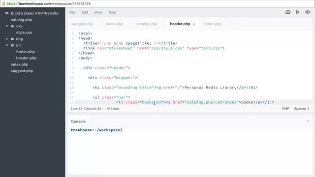1.7 Adding Active States to the Navigation смотреть онлайн