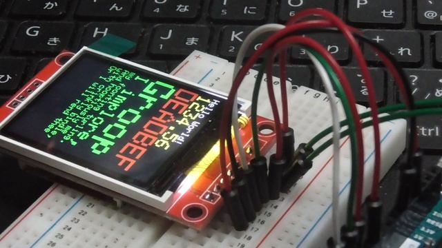 1.8インチTFTLCDをArduinoでデモ表示してみましたが、もう少しハードよりのコーディングもしたほうが良いのでは。 смотреть онлайн