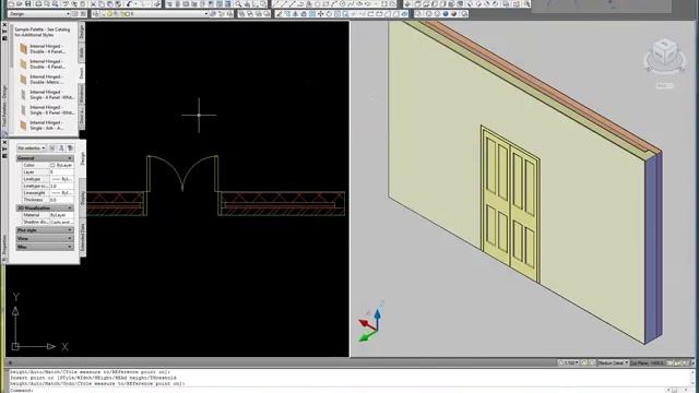 CADline - AutoCAD Architecture - Door Swing Angles смотреть онлайн