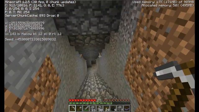 Играем в Terraria 3D (Minecraft mod) #3: Копать, копать, копать! смотреть онлайн