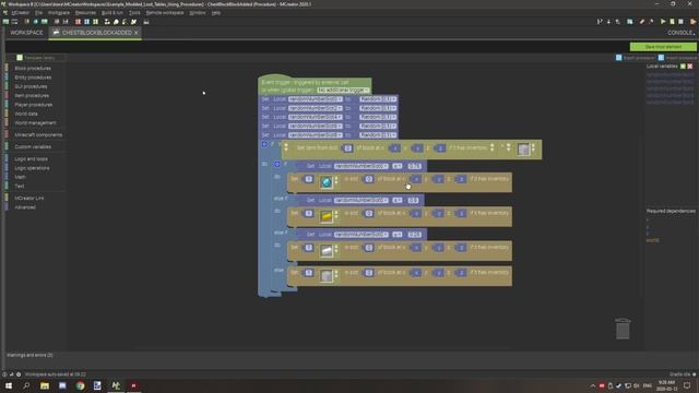 MCreator Tutorial: How To Make Procedure Loot Tables | 2020.1