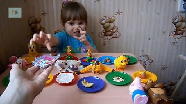 Развивающая игра что едят животные  Кто что ест животные