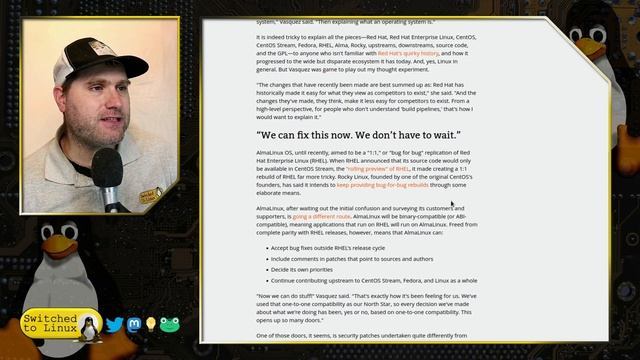 AlmaLinux Has a New Direction | Diverging from RHEL смотреть онлайн