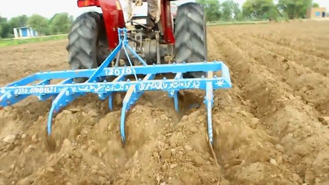 Tractor Working Extra Heavy Duty Cultivator Agriculture Farming смотреть онлайн