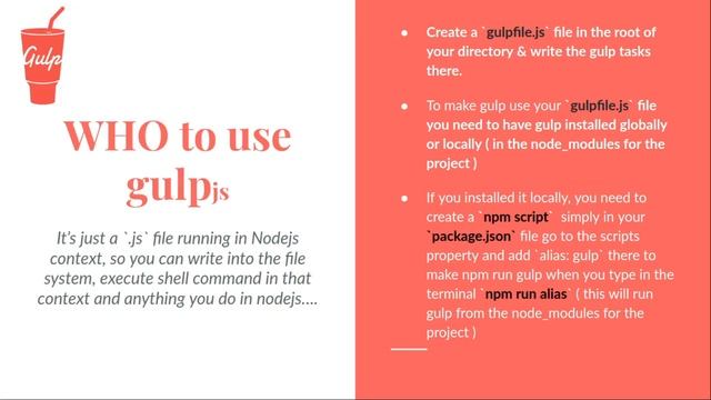 01 - Gulp.js introduction ??? to use it and ??? to use it - Gulp 4 смотреть онлайн