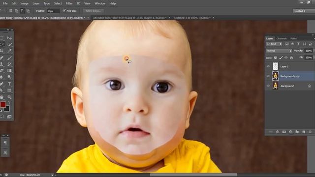 How to Use Auto Blend Layers in Photoshop in Hindi/Urdu | How to Swap Faces смотреть онлайн