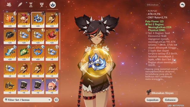 Xinyan build dps Physical damage - Genshin Impact смотреть онлайн