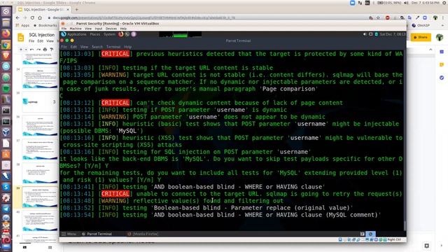 SQL injection | Web application penetration test. смотреть онлайн
