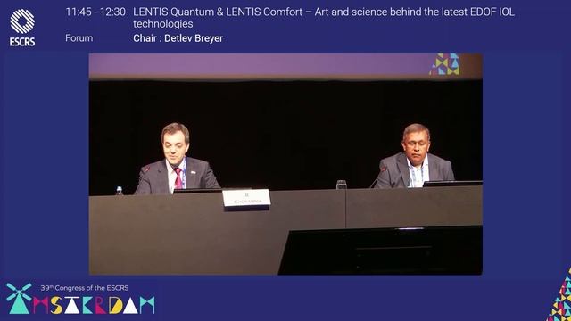 Q&A - LENTIS Quantum & LENTIS Comfort - ESCRS 2021 смотреть онлайн