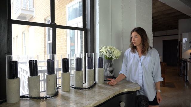 Restoration Hardware Dupe | Bedroom Decor | DIY Concrete Candle Column смотреть онлайн