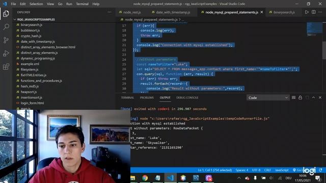 Avoiding SQL Injection: Using parameters to compose SQL instructions based on application input смотреть онлайн