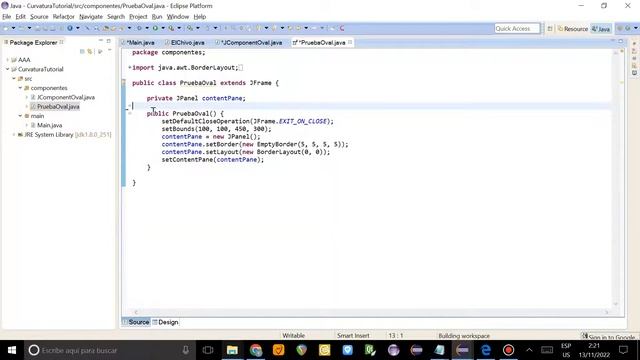 Cómo crear componentes de java swing con bordes ovalados смотреть онлайн