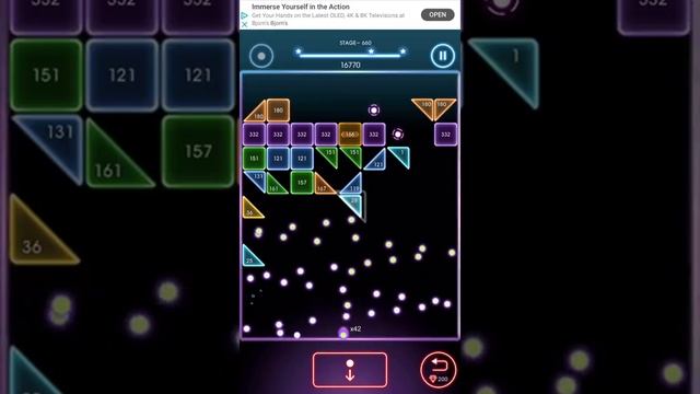 Bricks Breaker Quest Level 660 смотреть онлайн