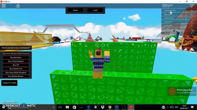 Roblox Angry Birds obby #2 смотреть онлайн