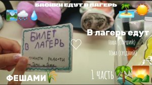 Собираем басиков в лагерь. Поездка в лагерь. Часть 1.