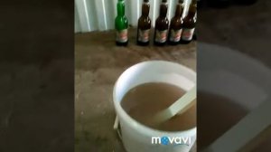 Покрытие для бетонного пола из пенопласта и ацетона