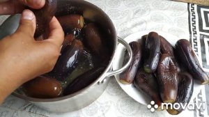 Долма из баклажанов ( бадамджан долма)