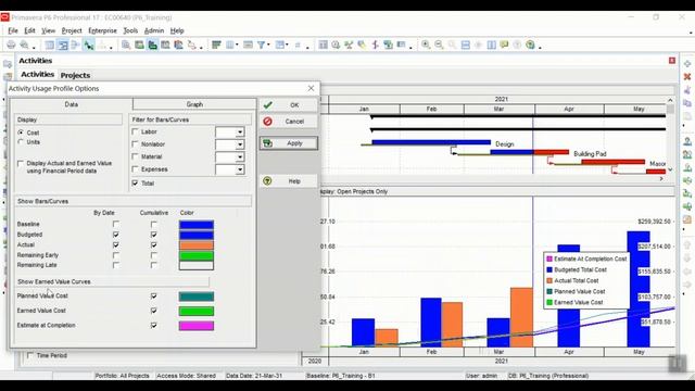 S-Curve Primavera P6 смотреть онлайн