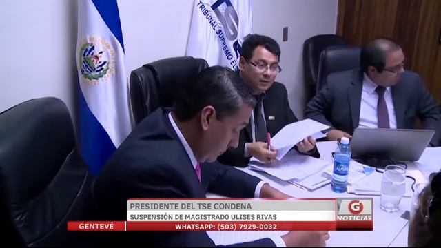 Presidente del TSE condena suspensión de magistrado Ulises Rivas смотреть онлайн