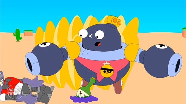 Прикольноя ржачная анимация по Бравл Старс BRAWL STARS. смотреть онлайн