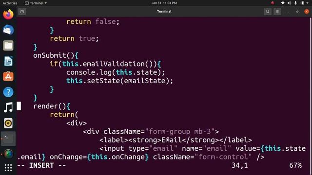 React Js Email Validation смотреть онлайн