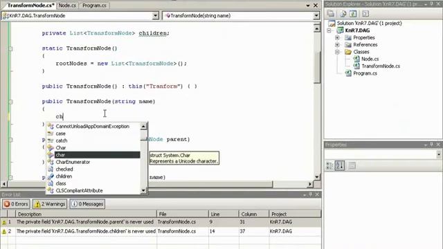 ? Transform Node: Constructor • Directed Acyclic Graph • XNA and C# Game Dev • MonoGame • (Pt. 35) смотреть онлайн
