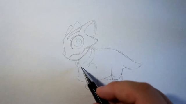 Как нарисовать Дракона из Dragon Mania Legends. Раскрашиваю Котика цветными карандашами. смотреть онлайн