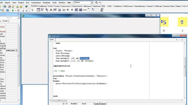 #9 отрывок платного урока. Соколов Виталий. Cоздание игры пятнашки и крестики нолики в делфи смотреть онлайн