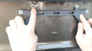 Кронштейн номерной рамки Mitsubishi Outlender 3\ASX #carnumberholder #outlender3 #ASX