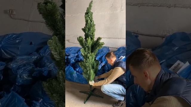 Распаковка классической елки 2.2м | Крым Ёлка смотреть онлайн