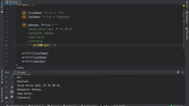 Belajar Kotlin Dasar - 6 Tipe Data String смотреть онлайн