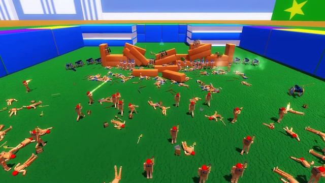 NEW ROCKET MAN MADNESS! | Wooden Battles Simulator Gameplay смотреть онлайн