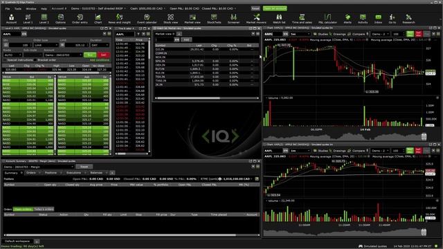 Questrade IQ EDGE | Demo Account Simulator 2023 | Risk Free Trading! смотреть онлайн