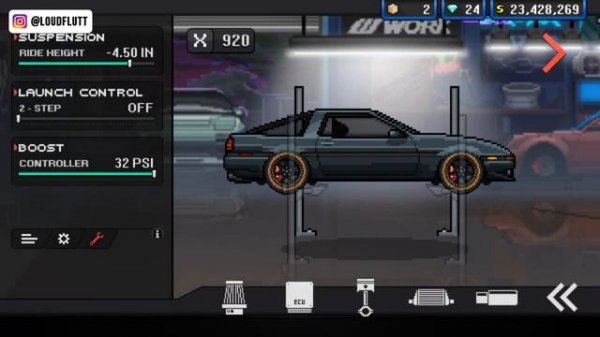 PIXE CAR RACER - TOYOTA SUPRA A70 | PCR SKUNK WORKS MOD V2