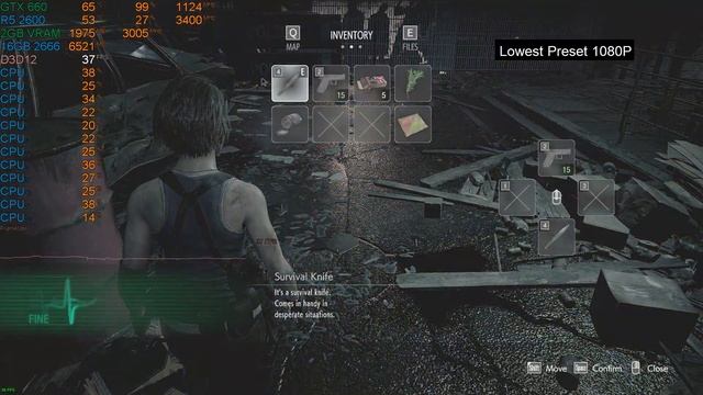 Resident Evil 3 - GTX 660 2Gb | R5 2600 | 1080P смотреть онлайн