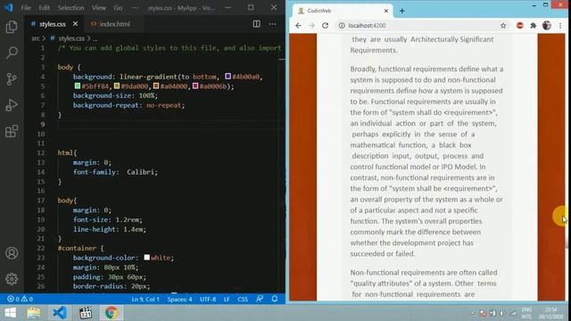 Scrolling Gradient Effect | CSS Tips & Tricks | Change Background Color While Scrolling | CodinWeb смотреть онлайн