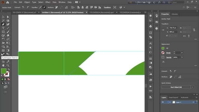 YouTube Channel Cover Photo Design In Illustrator | Adobe Illustrator Tutorial For Beginner смотреть онлайн