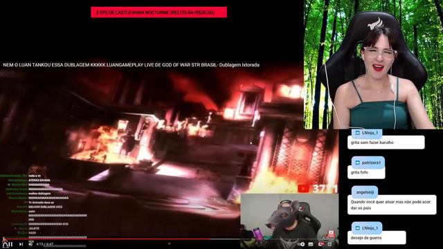 REAGINDO A LUAN GAMEPLAY GOD OF WAR STR BRASIL смотреть онлайн