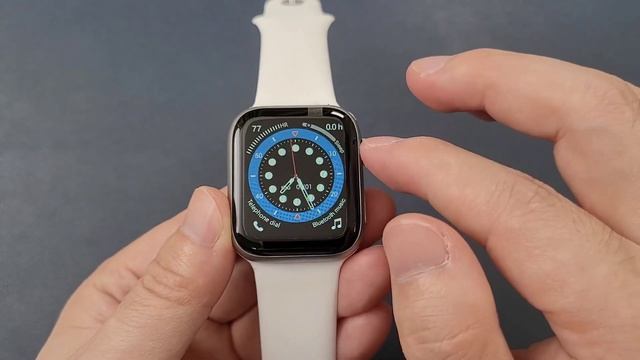 KIWITIME W007 Smartwatch Silver Color Unbox-New & Cheap Watch 7 Copy-Better than IWO W26 HW22 HW19? смотреть онлайн