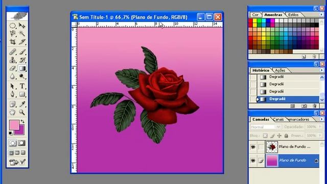 PHOTOSHOP CS - AULA 2 - MONTAGEM DE FOTO - VARINHA MAGICA - PINCEL смотреть онлайн