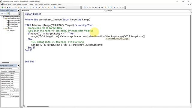 Cách sử dụng hàm VLOOKUP tự động trong VBA Excel смотреть онлайн