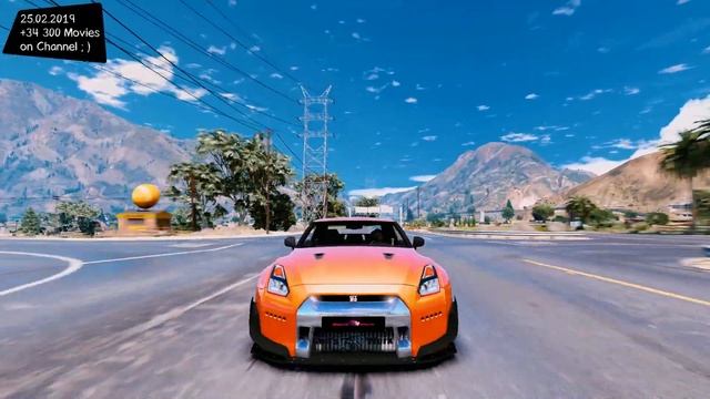 2018 Nissan GTR LB 1.0 ? GTA V MOD 4K/60FPS GTX 1080Ti _REVIEW смотреть онлайн