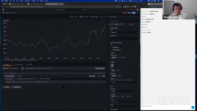 Grafana - основной инструмент визуализациии данных // «Observability: мониторинг, логирование» смотреть онлайн