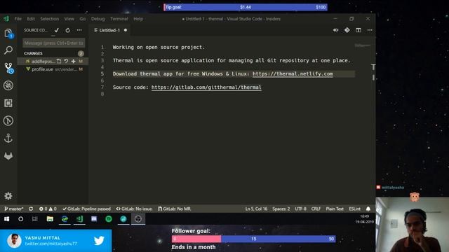 Open source Thermal app (Electron.js & Vue.js) смотреть онлайн