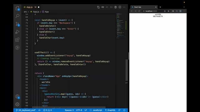 Building Wordle Clone in ReactJS - Part 2 Keyboard [2022] смотреть онлайн