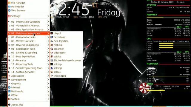 Kali linux xfce desktop смотреть онлайн
