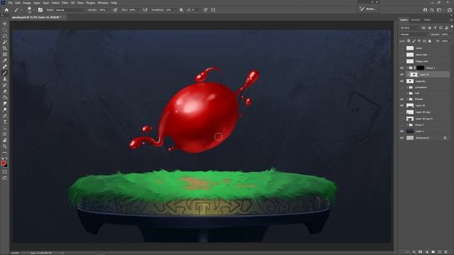 How to paint BLOOD MAGIC!! смотреть онлайн