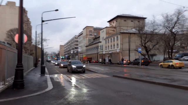Москва 3483 Средний Наставнический переулок, Костомаровский переулок, ДК Метростроя зима день смотреть онлайн