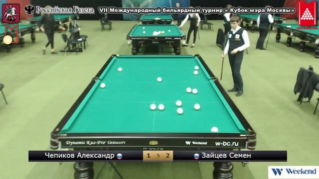 Чепиков Александр (RUS) - (RUS) Зайцев Семен « Кубок мэра Москвы 2018 » смотреть онлайн